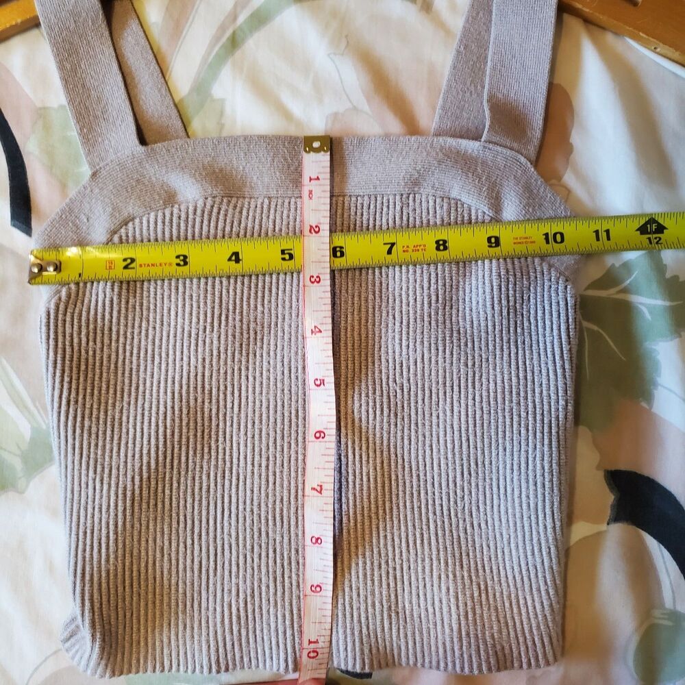 Abercrombie & Fitch ottoman Square Neck Tank Top Size Xs Minimal Capsule 90s - Picture 7 of 7